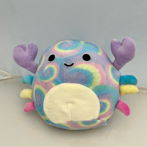 2022 Squishmallows Deezo Blue Tie Dye Anglerfish Christabel Crab Walter Mini - Picture 11 of 16
